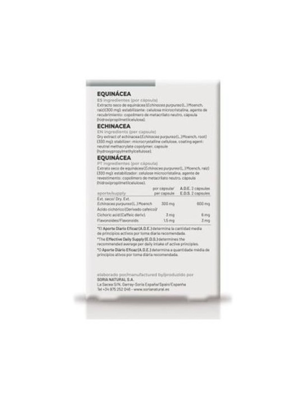 EQUINÁCEA XXI 30 CAP