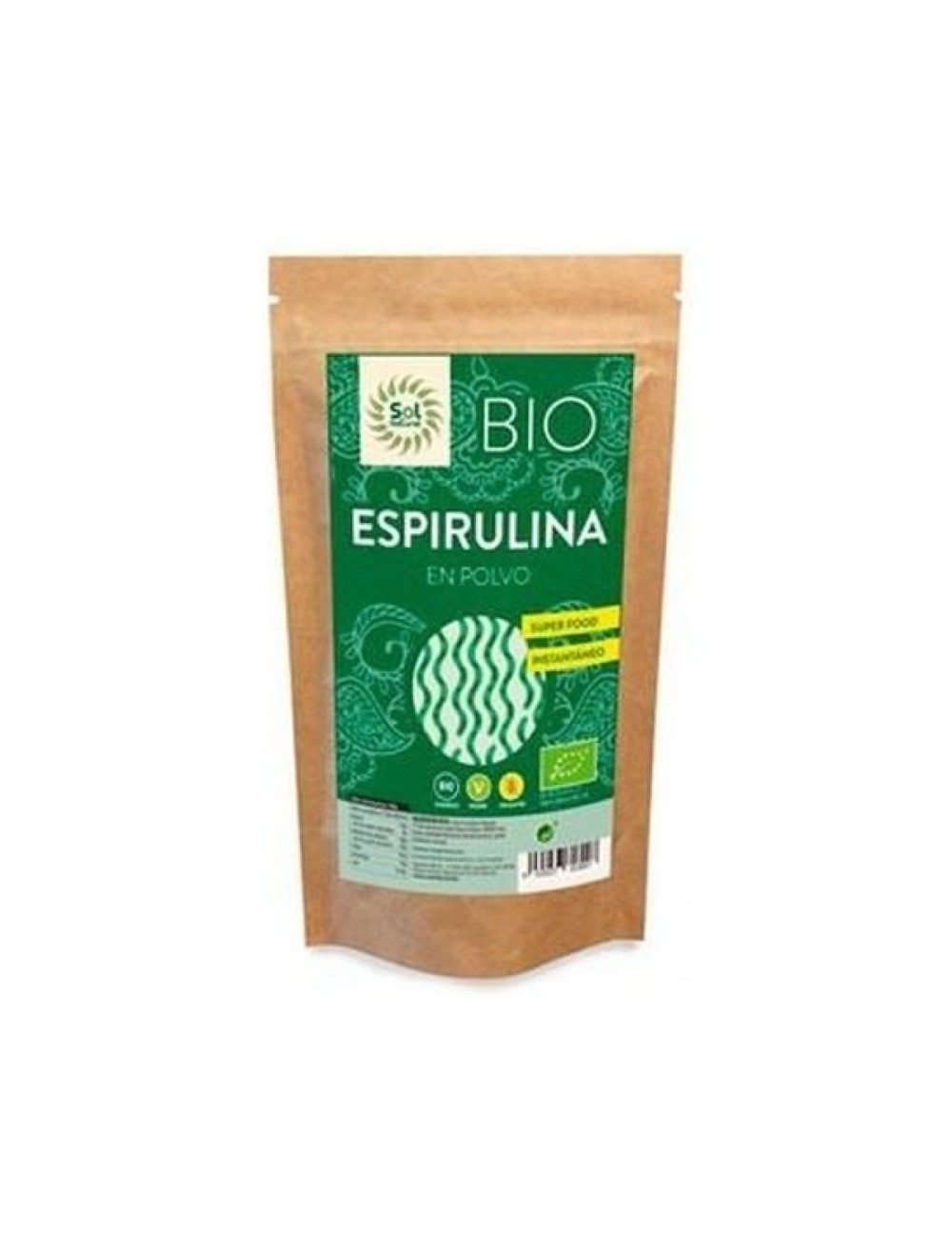 ESPIRULINA BIO POLVO 125 GRS SOL NATURAL