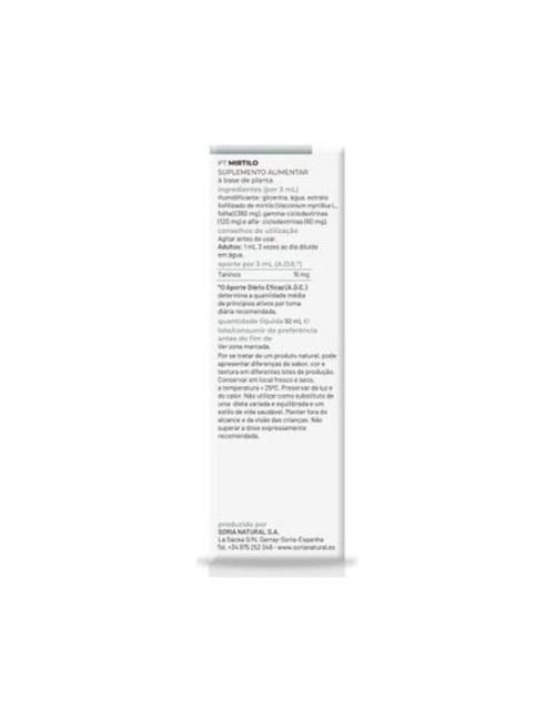 EXTRACTO ARÁNDANO 50 ML SORIA NATURAL