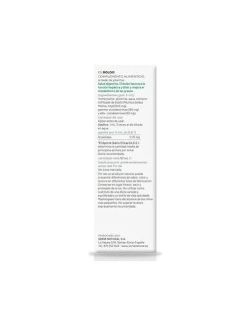 EXTRACTO BOLDO 50 ML SORIA NATURAL