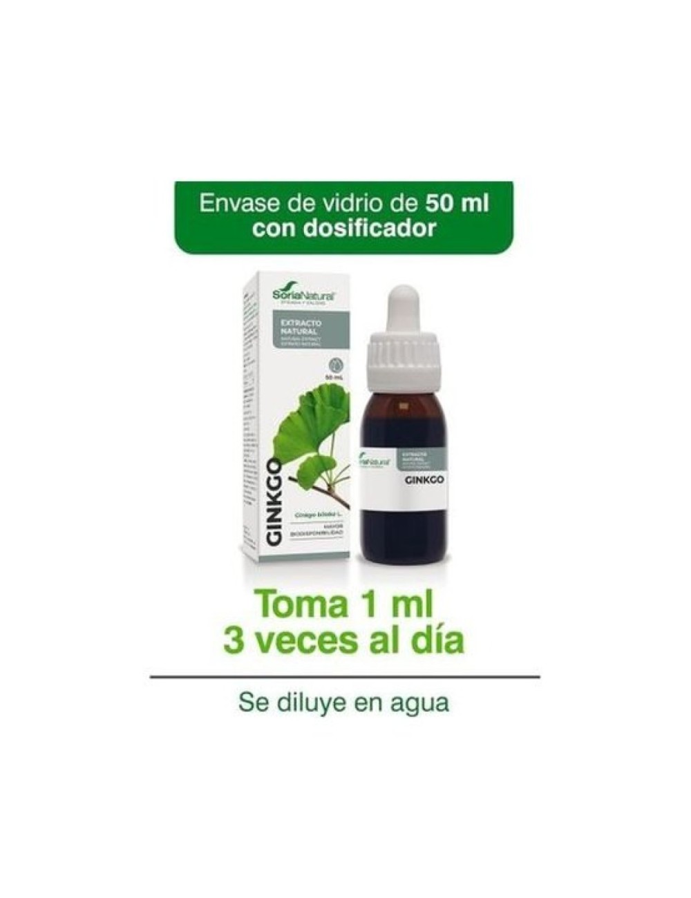 EXTRACTO GINKGO BILOBA 50 ML SORIA NATURAL