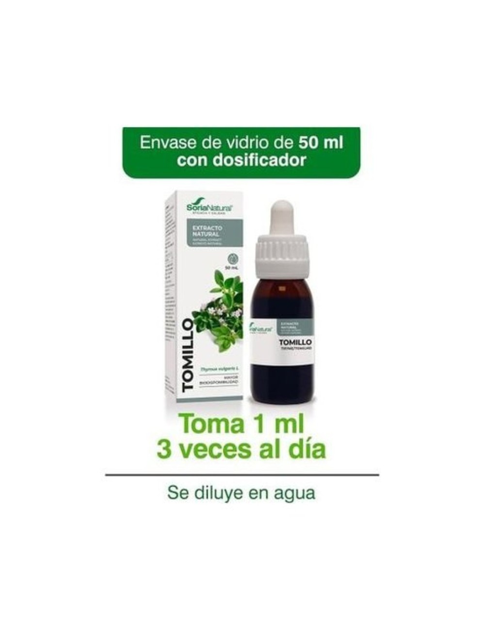 EXTRACTO TOMILLO 50 ML SORIA NATURAL
