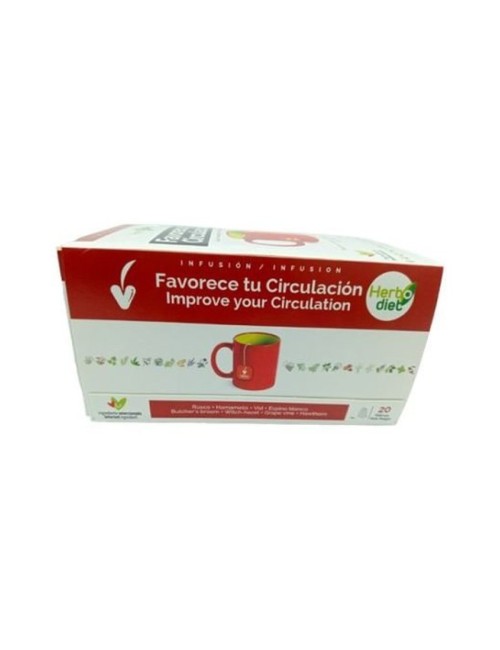 FAVORECE TU CIRCULACIÓN 20 FILTROS HERBODIET NOVADIET