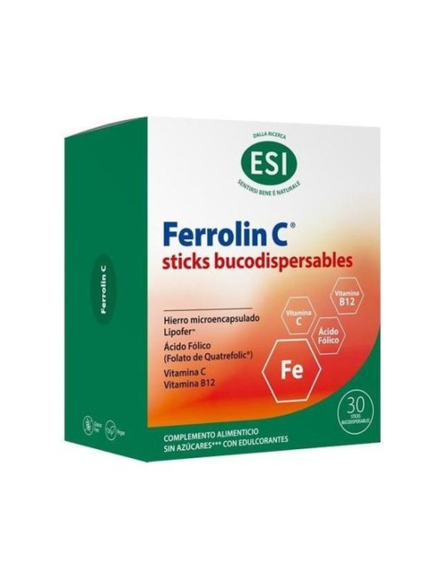 FERROLIN C 30 STICKS BUCODISPENSABLES ESI