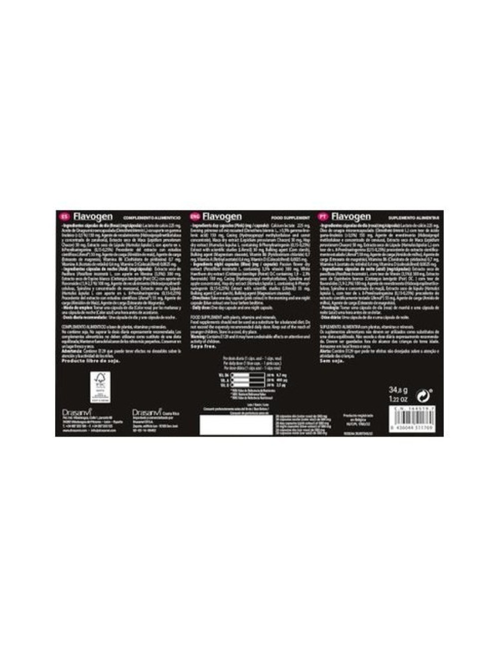 FLAVOGEN BIFASE 60 CAP DRASANVI