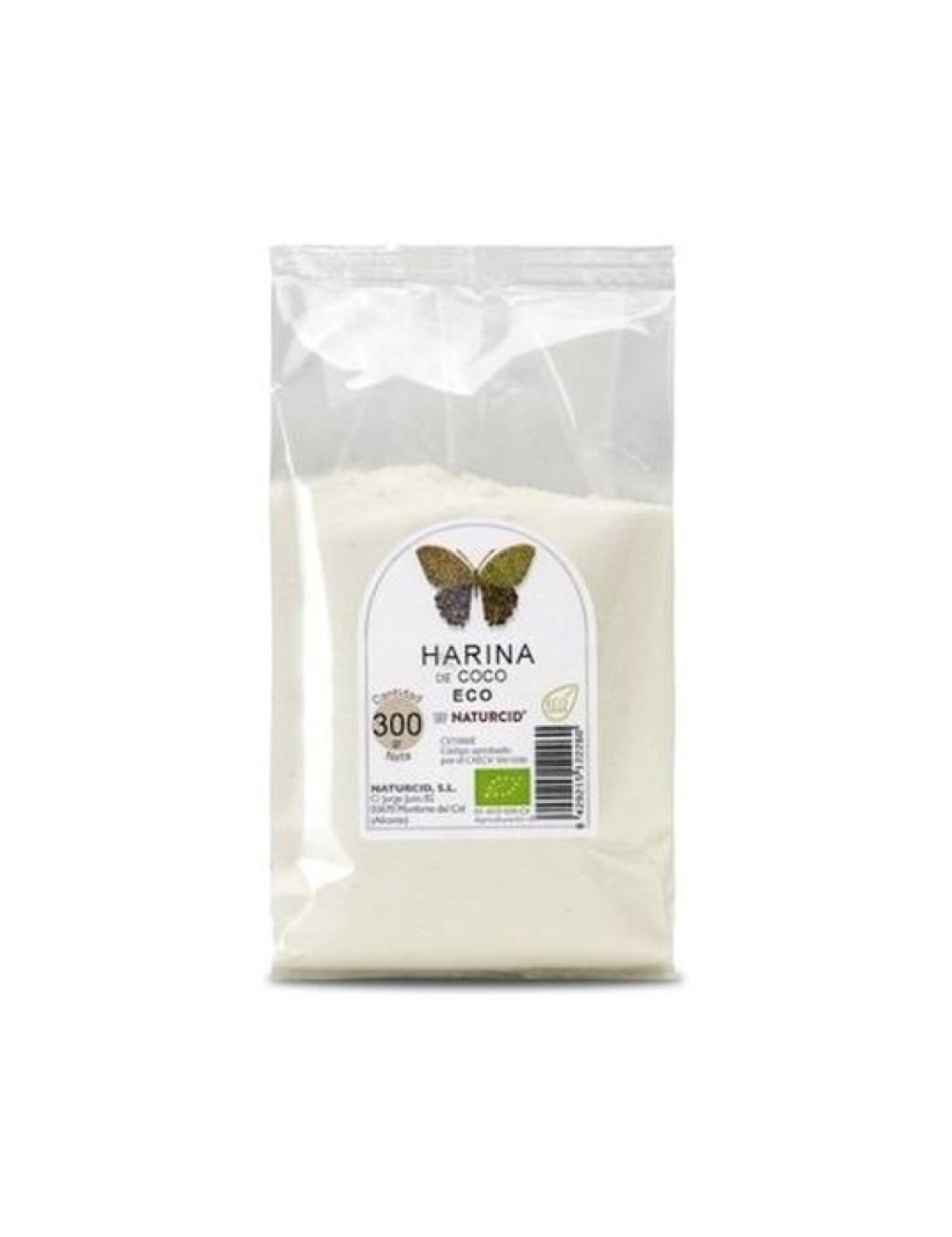 HARINA DE COCO ECO 300 GR NATURCID