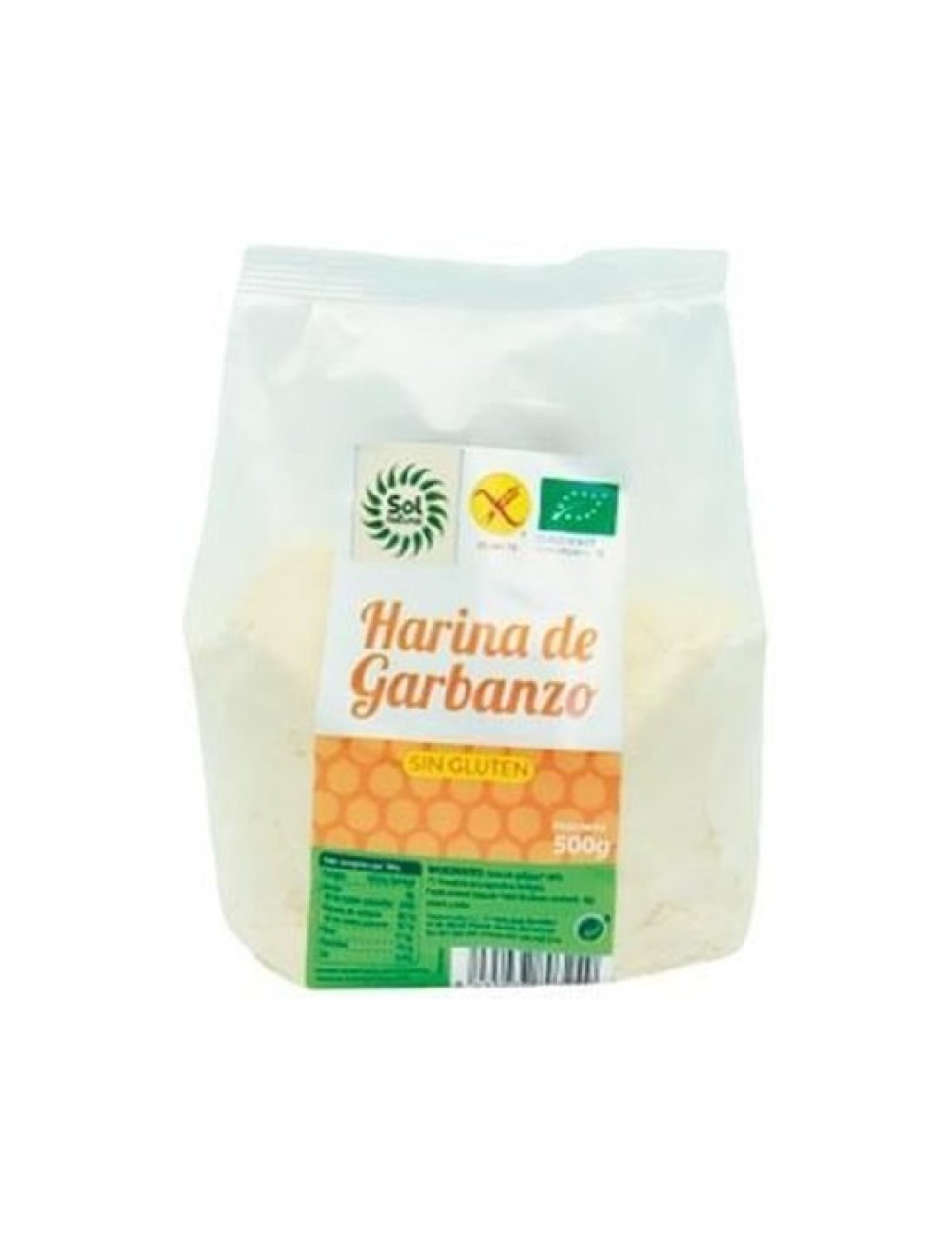 HARINA DE GARBANZO SIN GLUTEN BIO 500 GR