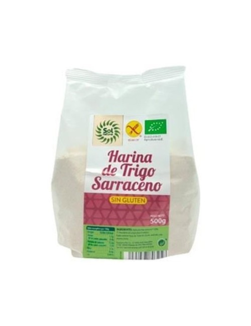 HARINA TRIGO SARRACENO SIN GLUTEN BIO 500 GR SOL NATURAL