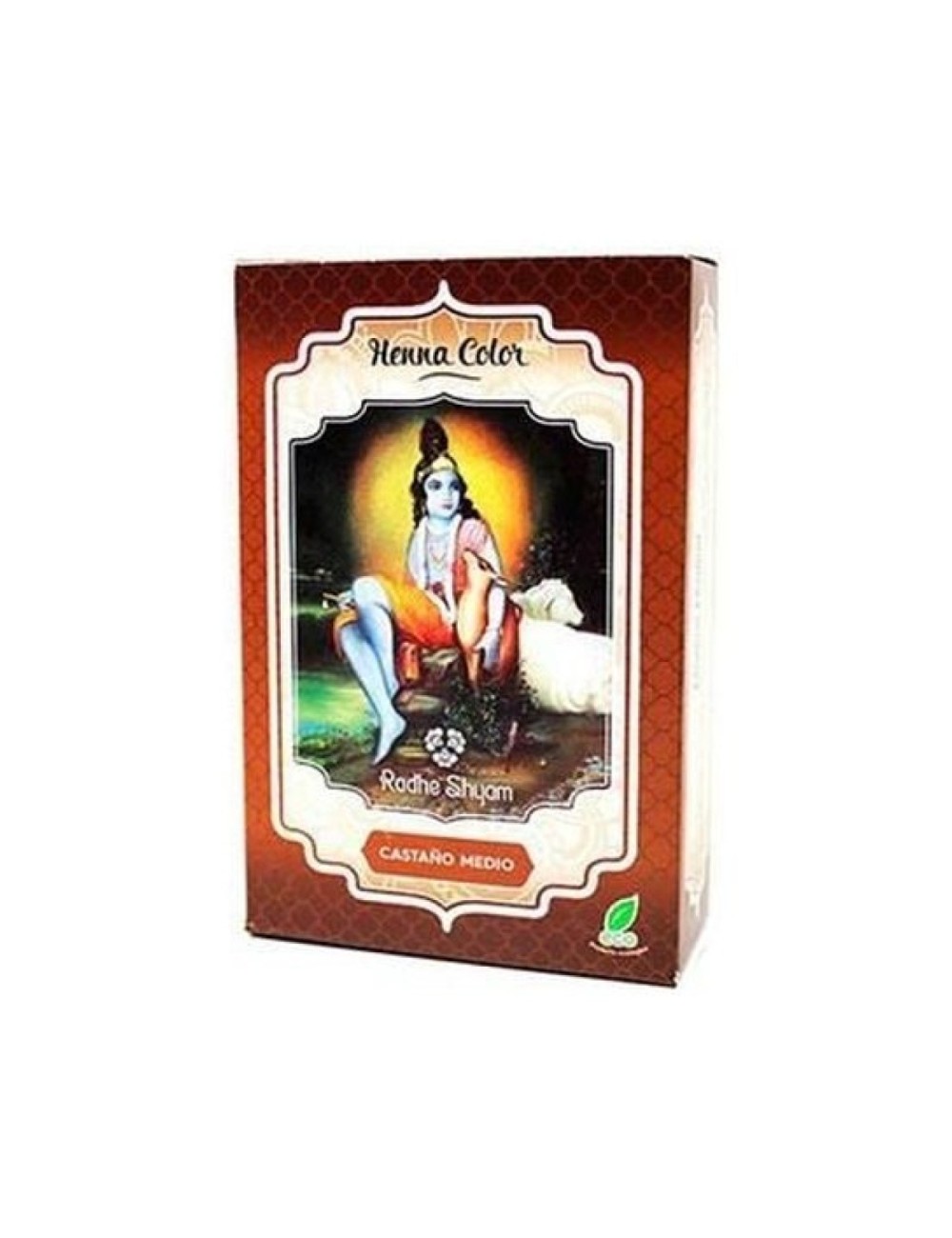HENNA CASTAÑO MEDIO 100 GR RADHE SHYAM