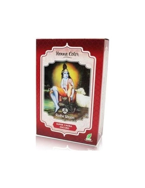 HENNA SUPER CAOBA OSCURO 100 GR RADHE SHYAM