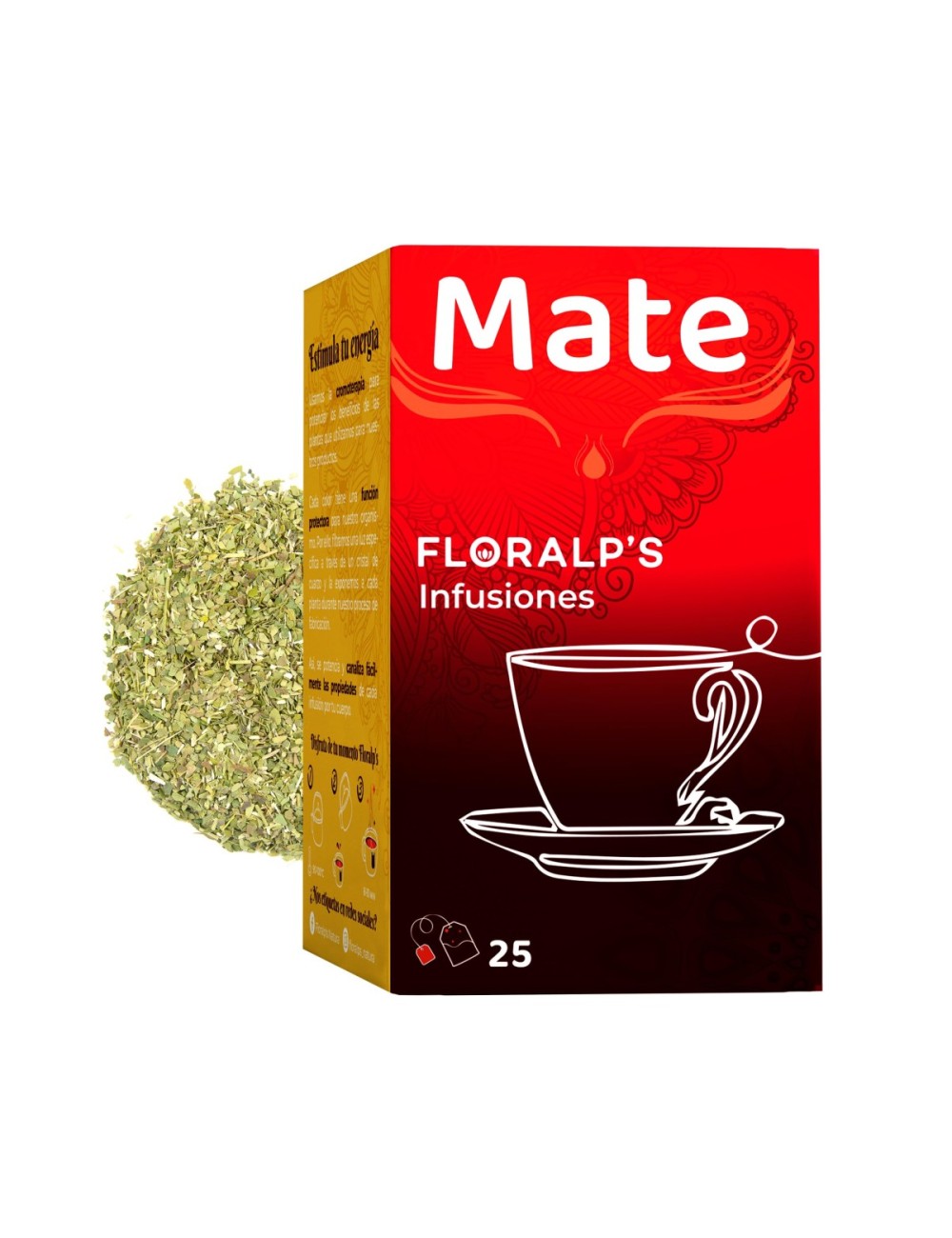 HIERBA MATE 25 BOLSAS FLORALPS