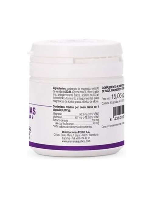 ISOFLAVONAS+MG+VIT-E 30CAP ANA MARIA LA JUSTICIA