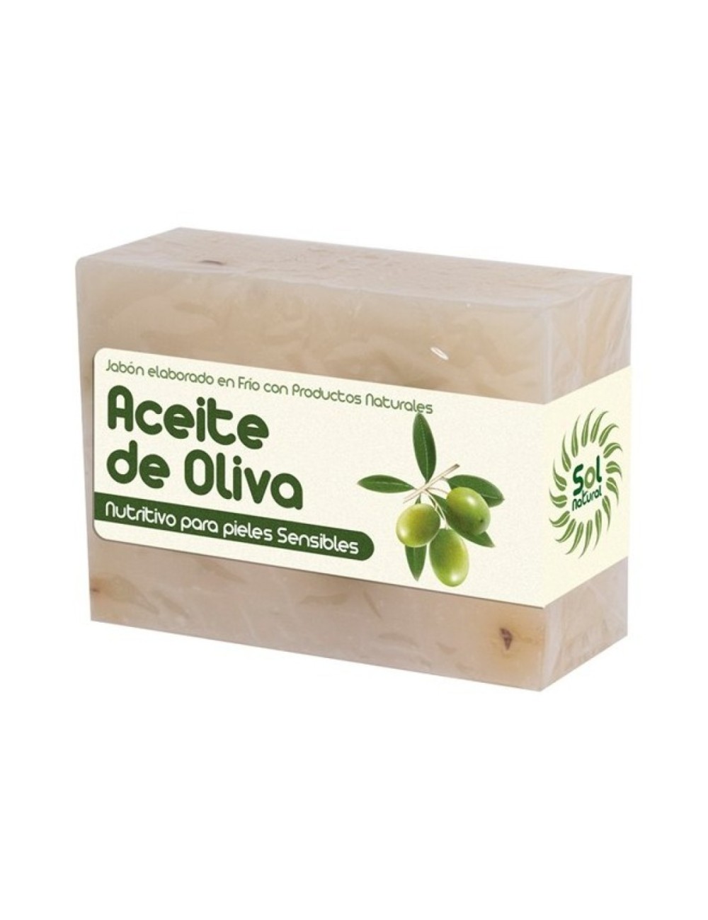 JABÓN ACEITE DE OLIVA 100 GR SOL NATURAL