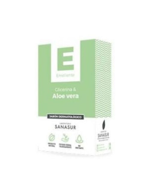 JABÓN DERMATOLOGICO GLICERINA Y ALOE VERA 100 GR SANASUR