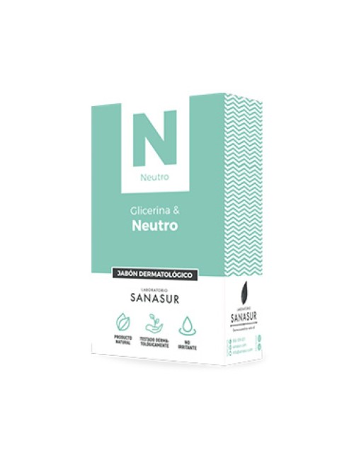 JABÓN GLICERINA NEUTRO 100 GR SANASUR