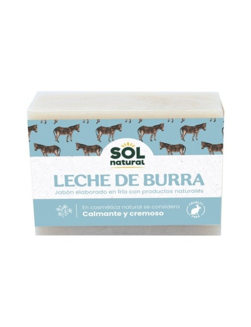 JABÓN LECHE DE BURRA 100 GR SOL NATURAL