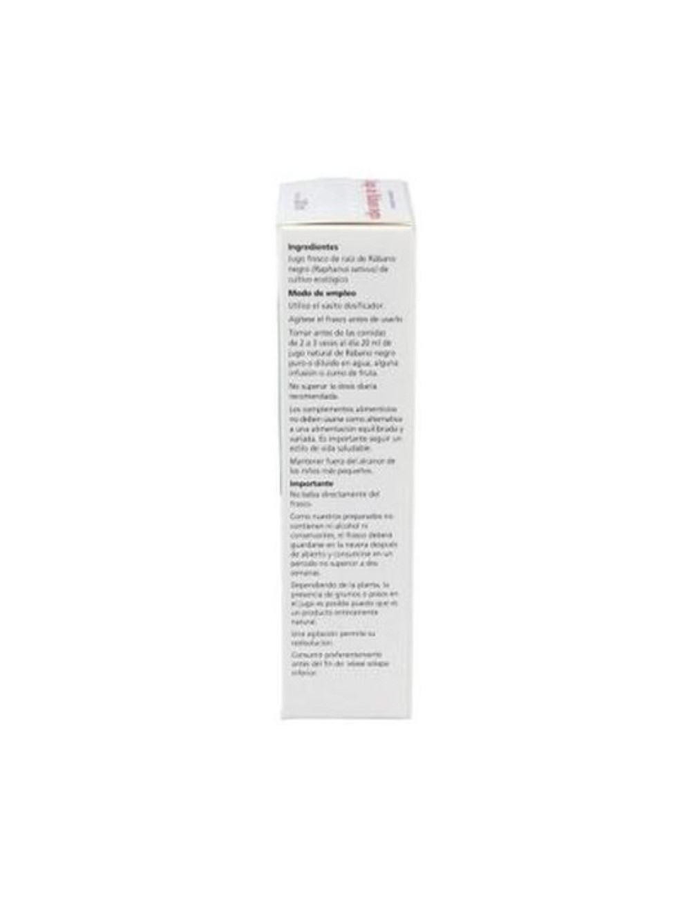 JUGO DE RABANO NEGRO 200 ML
