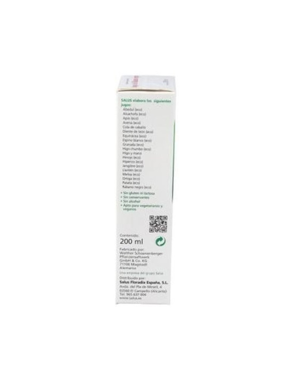 JUGO DE RABANO NEGRO 200 ML