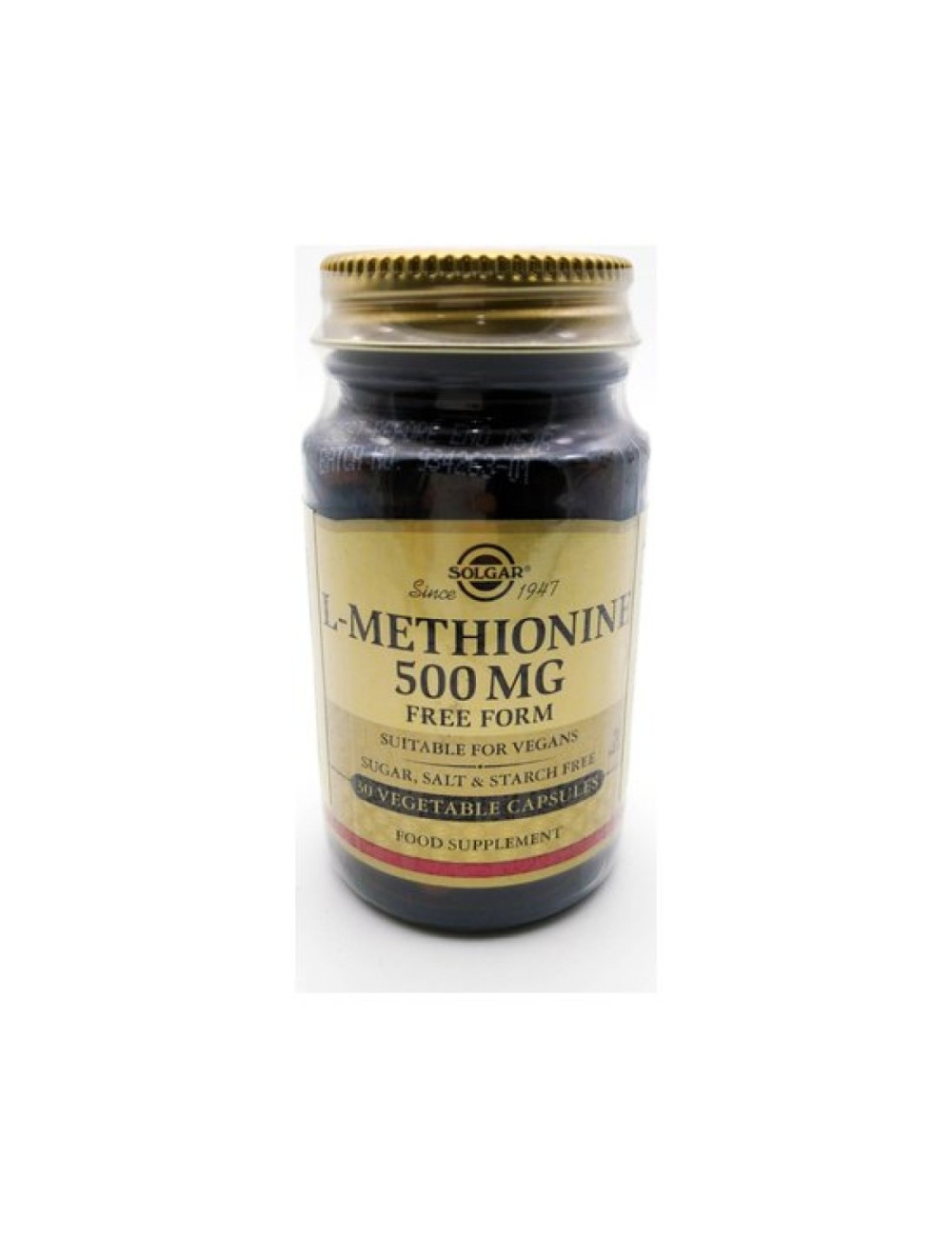 L-METHIONINE 500 MG 30 CAP