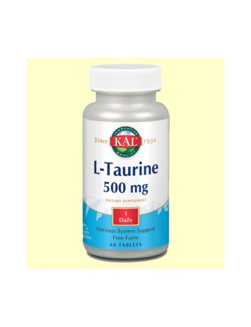 L-TAURINA 500 MG 60 CAPSULAS KAL