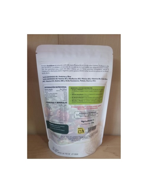 SALUD VIVA LEVADURA NUTRICIONAL CON B12 125 GR