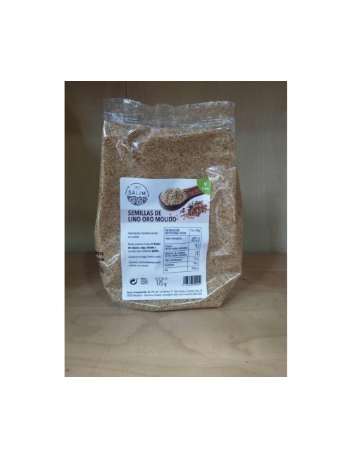INT-SALIM SEMILLAS DE LINO ORO MOLIDO 175 GR