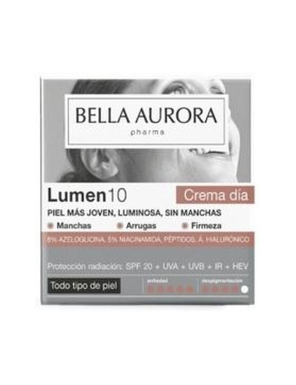 LUMEN 10 CREMA DÍA ANTIEDAD Y ANTIMANCHAS 50 ML BELLA AURORA