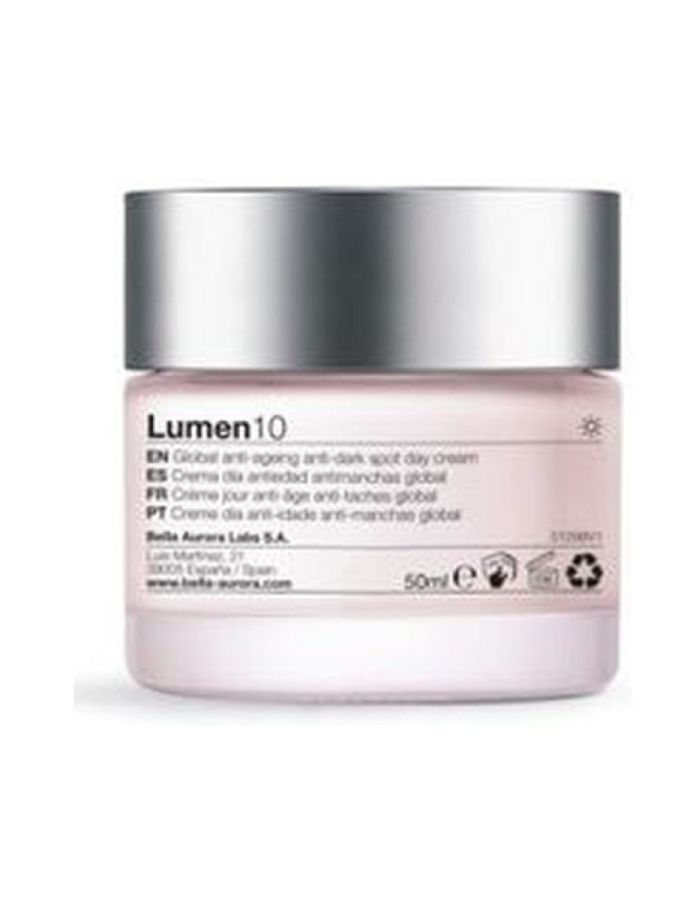 LUMEN 10 CREMA DÍA ANTIEDAD Y ANTIMANCHAS 50 ML BELLA AURORA