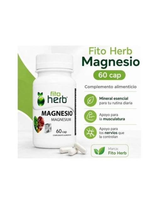 MAGNESIO 60 CAP FITO HERB