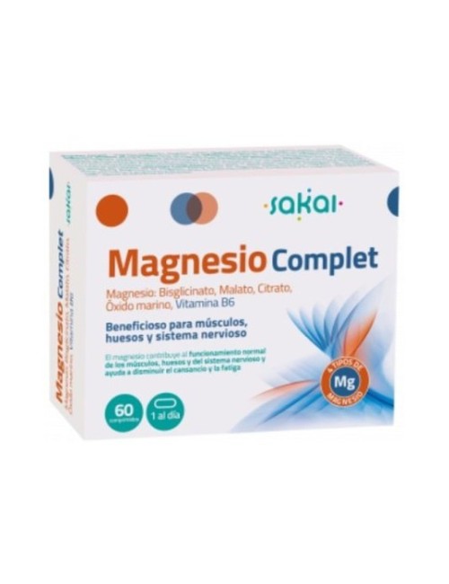 MAGNESIO COMPLET 60 CAPSULAS SAKAI