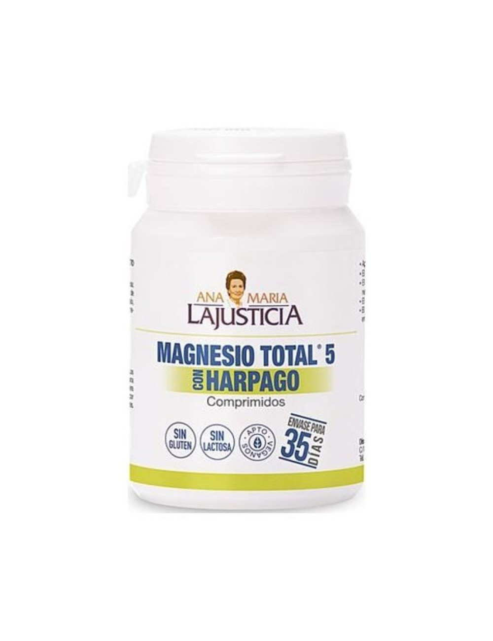 MAGNESIO TOTAL 5 CON HARPAGOFITO 70 COMPR ANA MARIA LA JUSTICIA