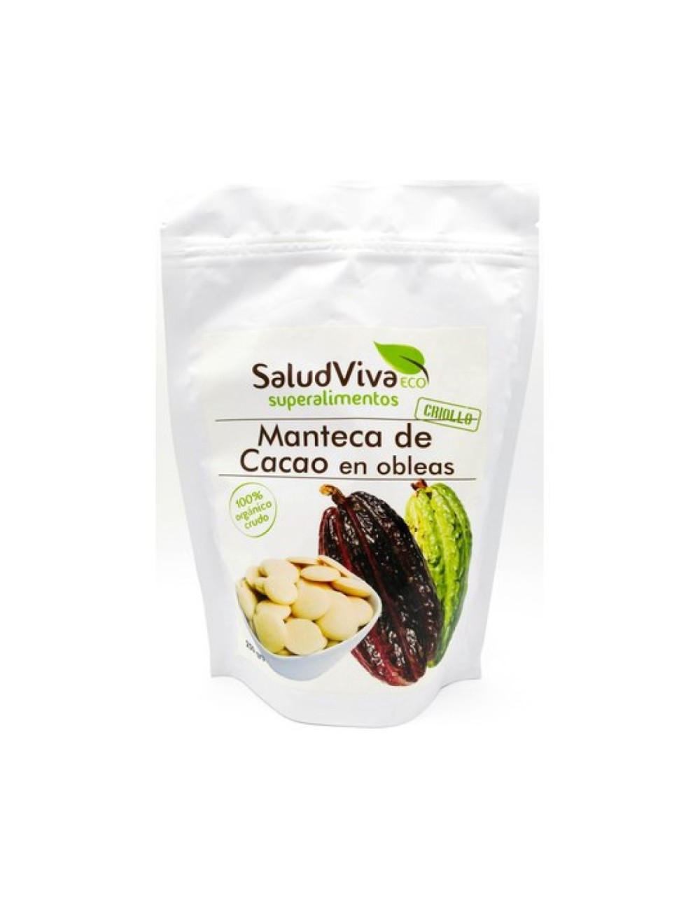 MANTECA DE CACAO EN OBLEAS 250 GR