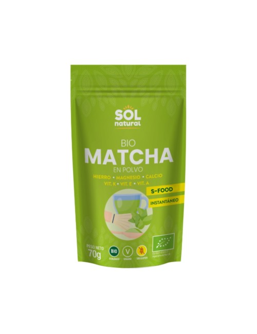MATCHA EN POLVO BIO 70 GR SOL NATURAL