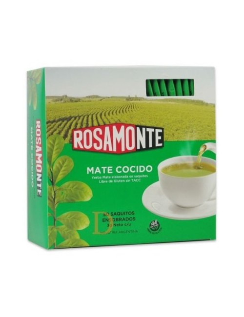 MATE COCIDO ROSAMONTE X 50S DE 3 GR MALPICA