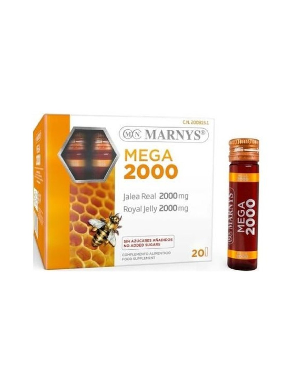 MEGA 2000 JALEA REAL 20 VIALES MARNYS