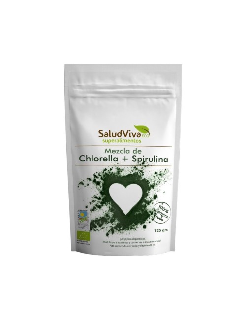 MEZCLA CHLORELLA Y SPIRULINA 125 GR SALUD VIVA