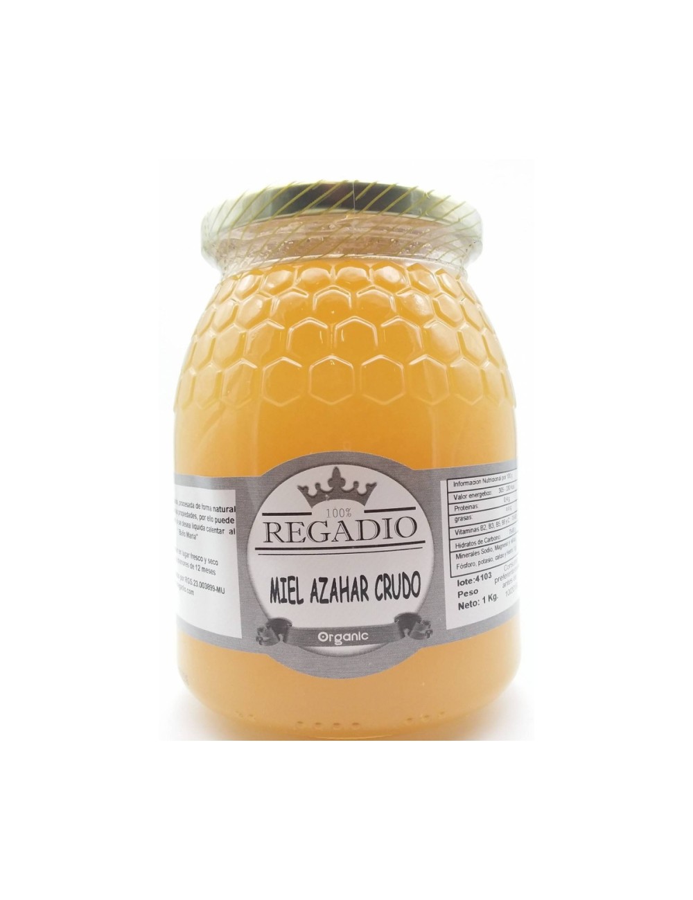 MIEL DE AZAHAR CRUDO SIN FILTRAR 1KG