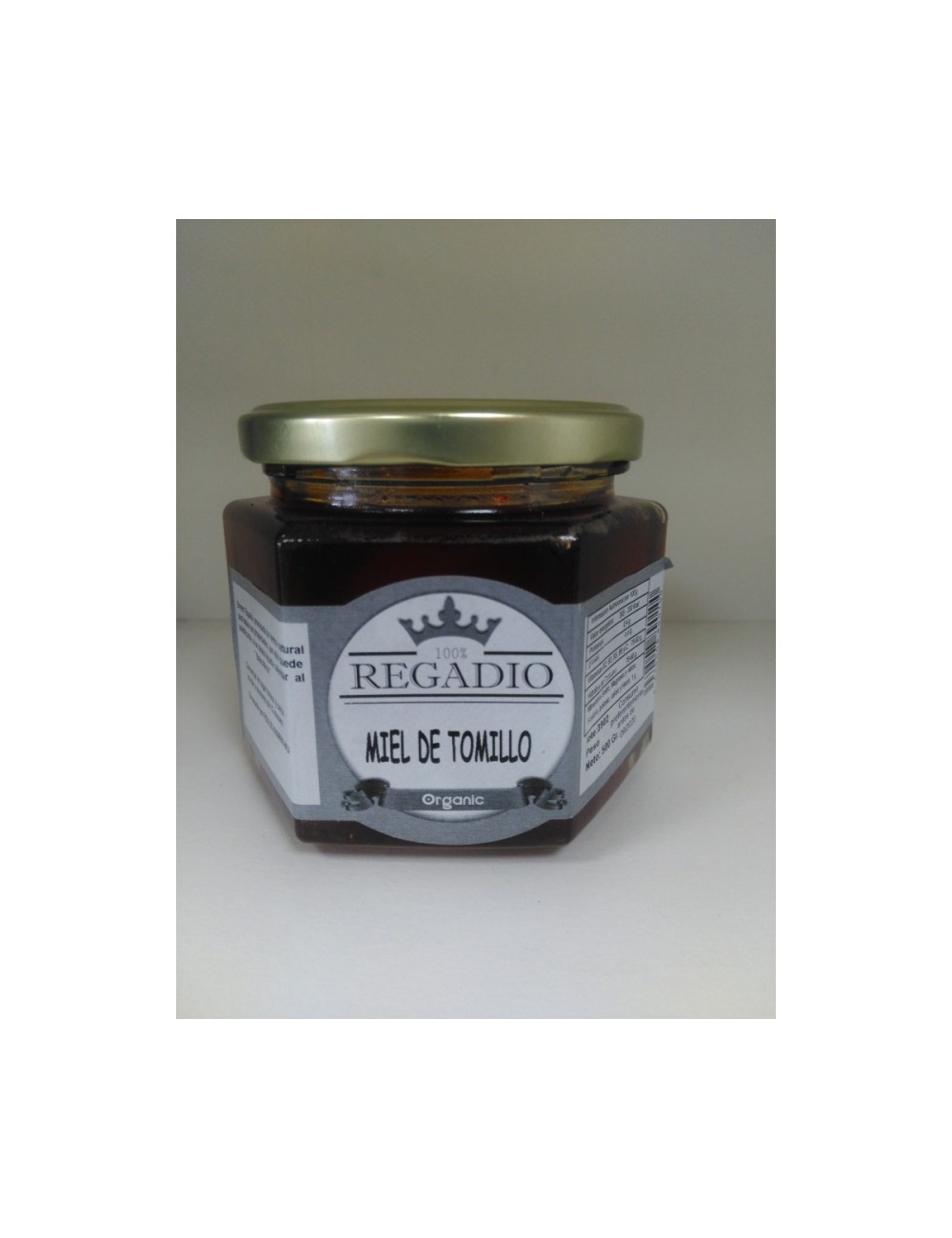 MIEL TOMILLO ORGANIC 1/2 KG