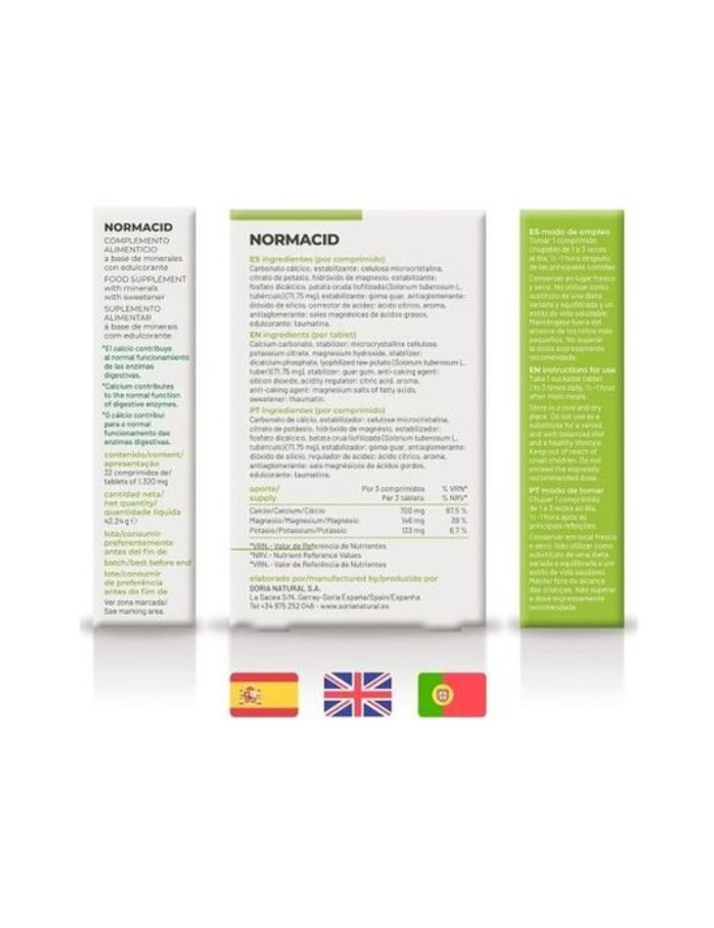 NORMACID CITRUS 32 COMP. SORIA NATURAL