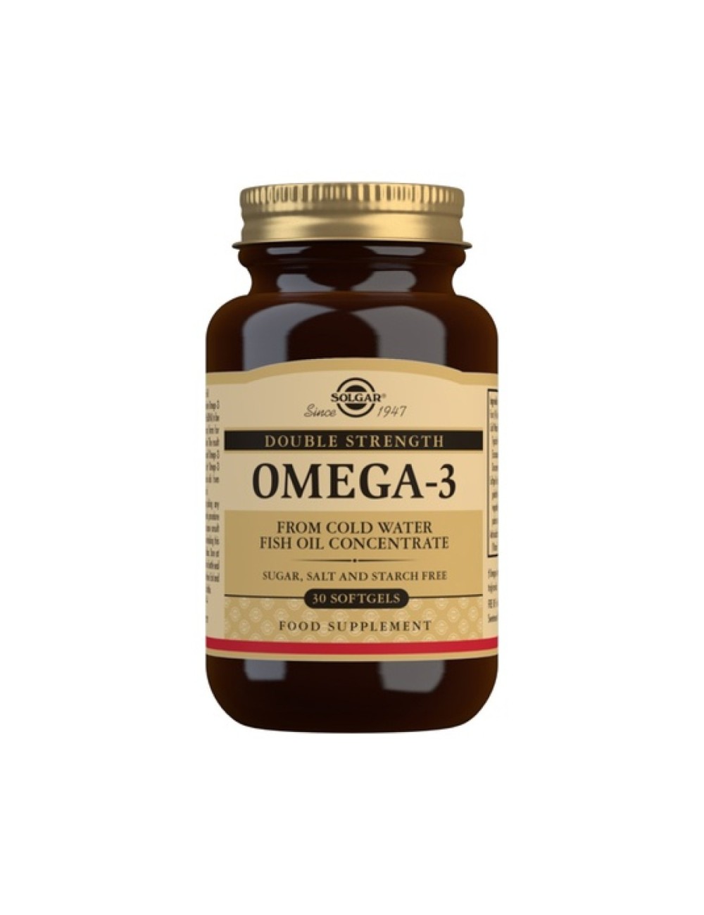 OMEGA -3 FISH OIL 30 PERLAS SOLGAR