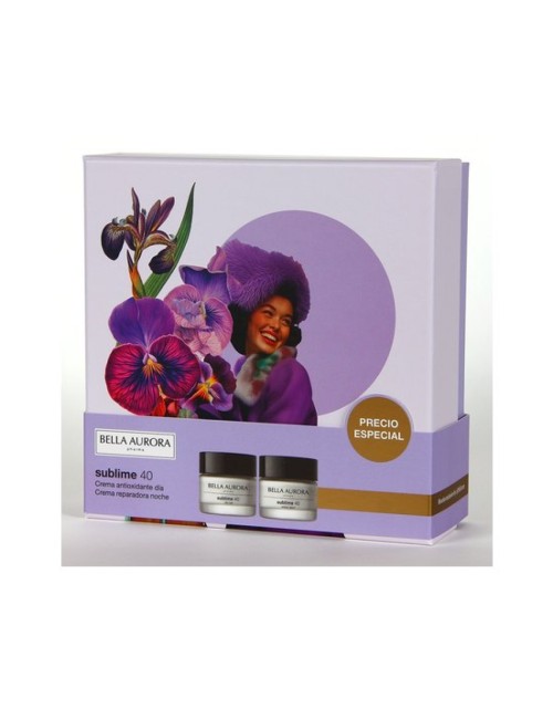 PACK SUBLIME 40 CREMA ANTIOCIDANTE DÍA + CREMA NOCHE REPARADORA BELLA AURORA