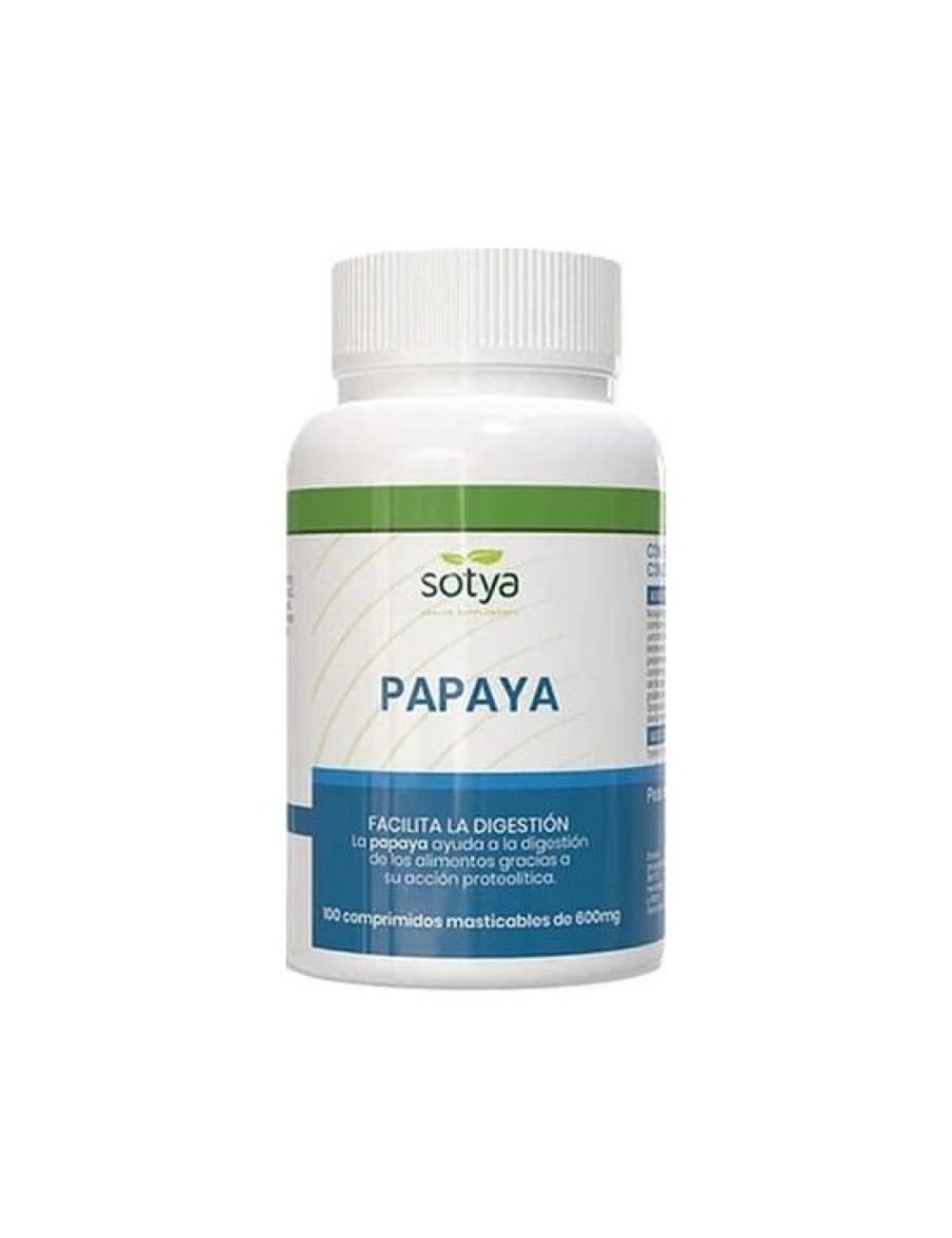 PAPAYA + TRONCO DE PIÑA 100 COMP SOTYA
