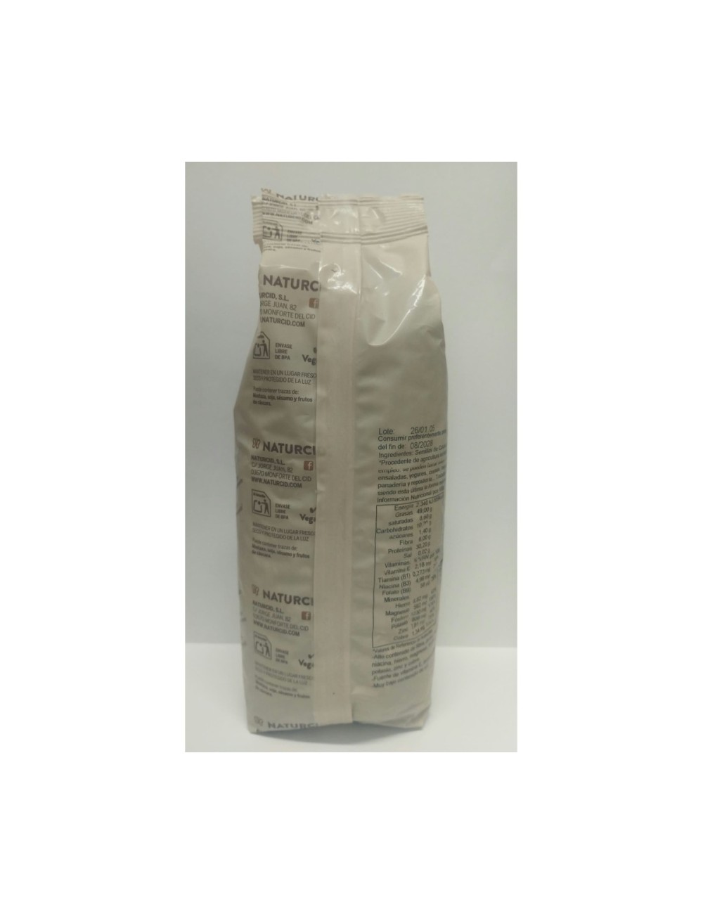 PEPITAS CALABAZA 500 GR NATURCID