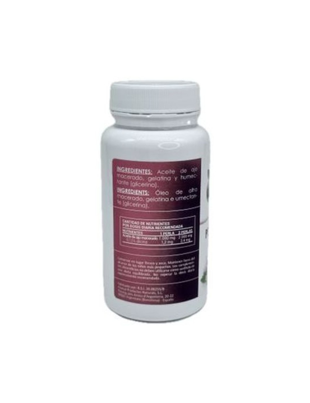 PERLAS DE AJO 1000 MG 60 PERLAS FITO HERB