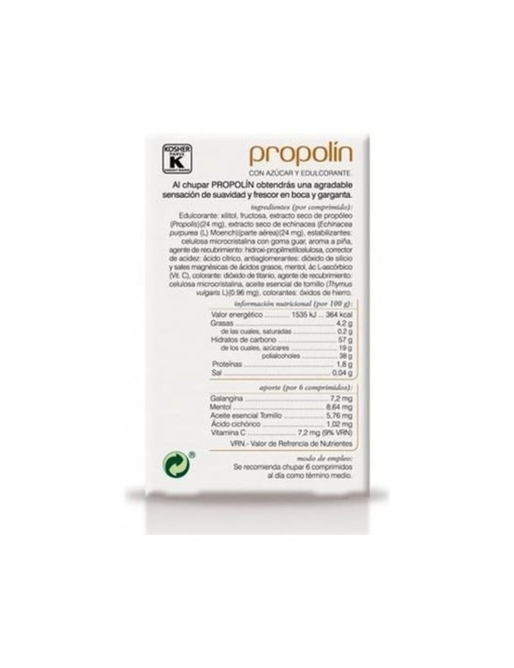 PROPOLÍN 48 COMP SORIA NATURAL