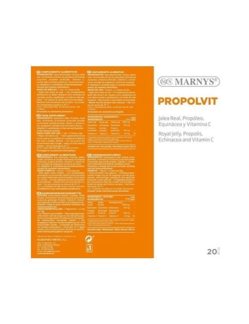 PROPOLVIT 20 VIALES MARNYS