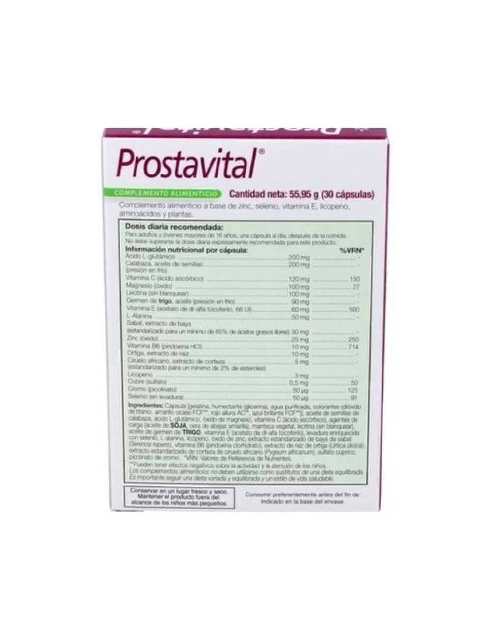 PROSTAVITAL 30 CAP