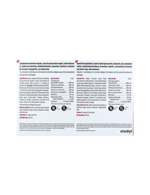 REGENDOL ARTICULACIONES FORTE 14 VIALES ELADIET