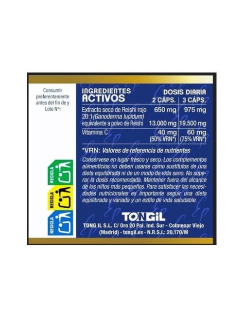REISHI 6500MG 60 CAP TONGIL