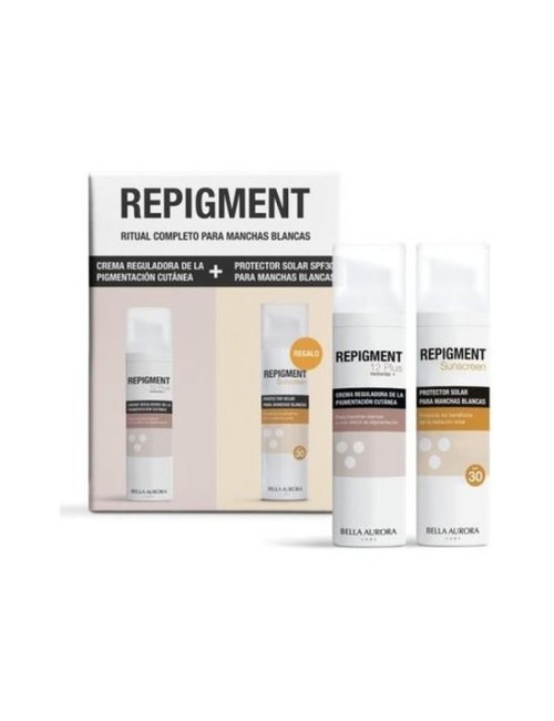 REPIGMENT CREMA DESPIGMENTANTE 12 PLUS + PROTECTOR SOLAR SPF30 BELLA AURORA